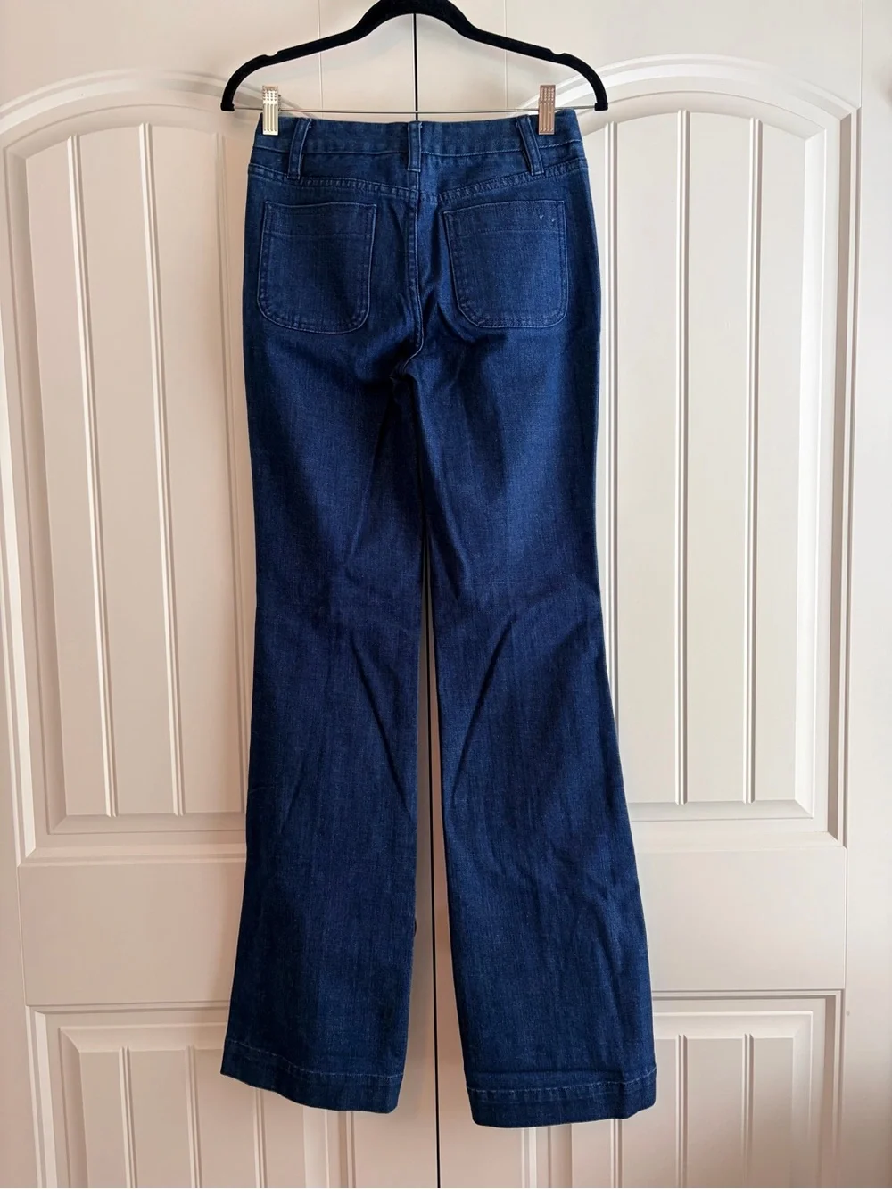 Tory Burch NWT Women's Flare Boot Cut Dark Wash Jeans Size 26 Center Seam